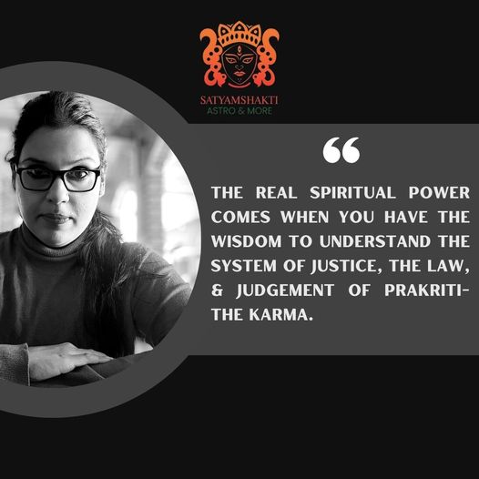The real spiritual power comes