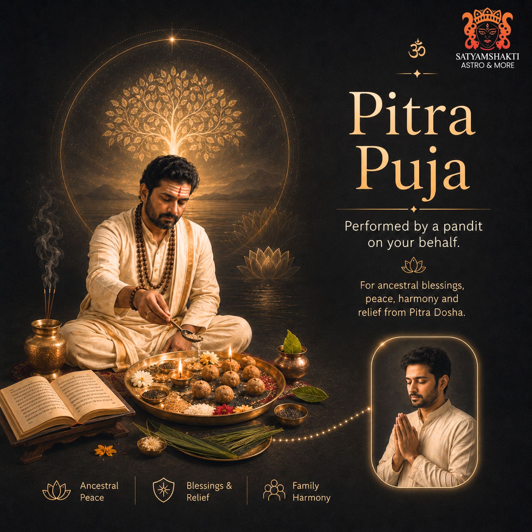Pitru Puja, Shraddha, Tarpan Pind Daan Online Puja Booking