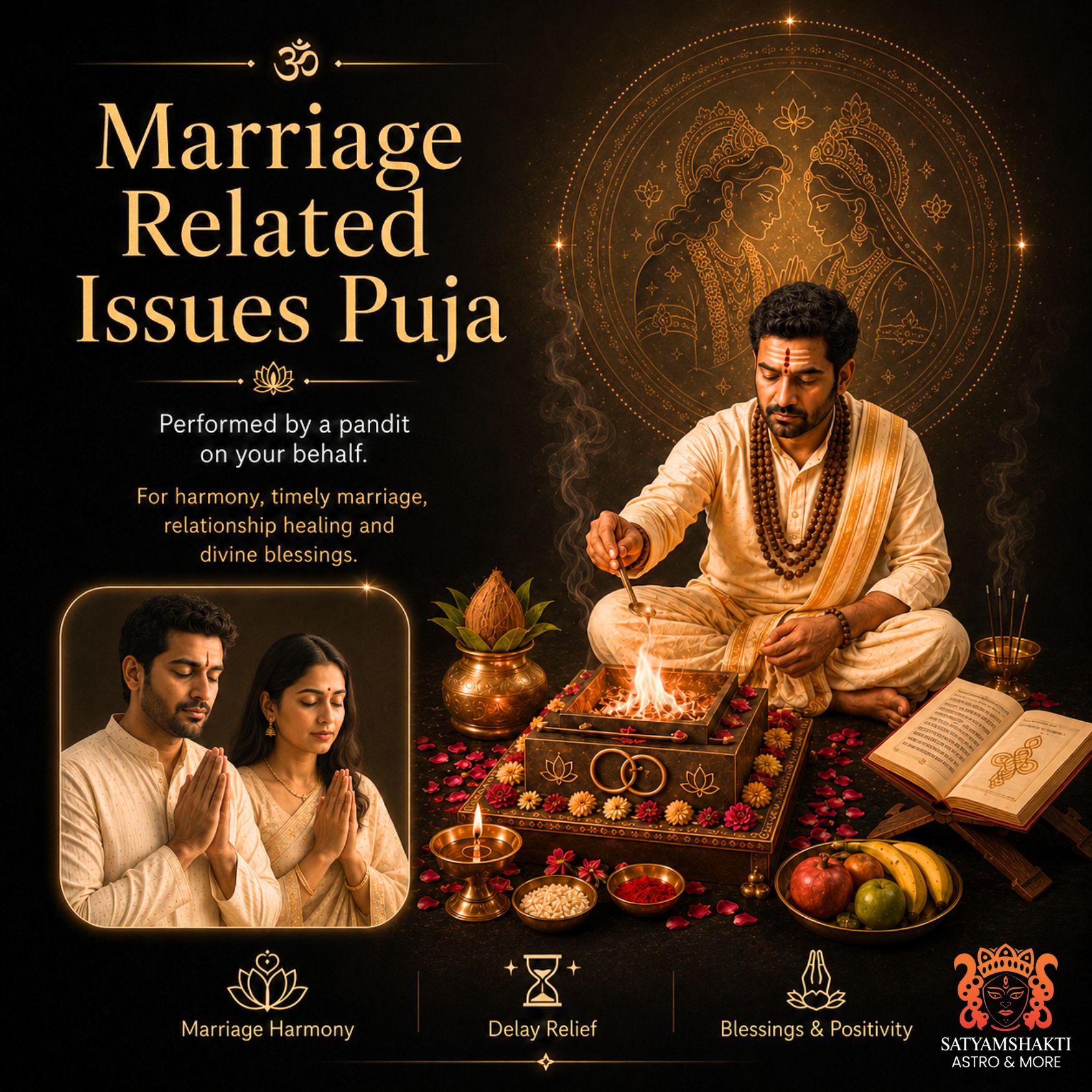 Online Puja to Stop Divorce, Restore Marriage Harmony & Remove Marriage Obstacles