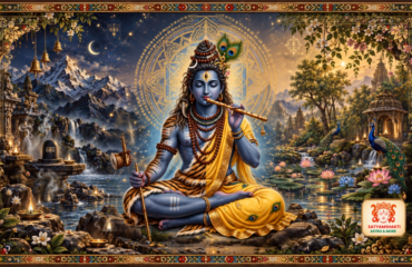 Rudra Krishna is not two persons. He is the realization that the destroyer and the protector are the same consciousness.