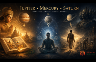 Jupiter, Mercury and Saturn The journey from knowledge to understanding to dharma Astrologer Satyamshakti